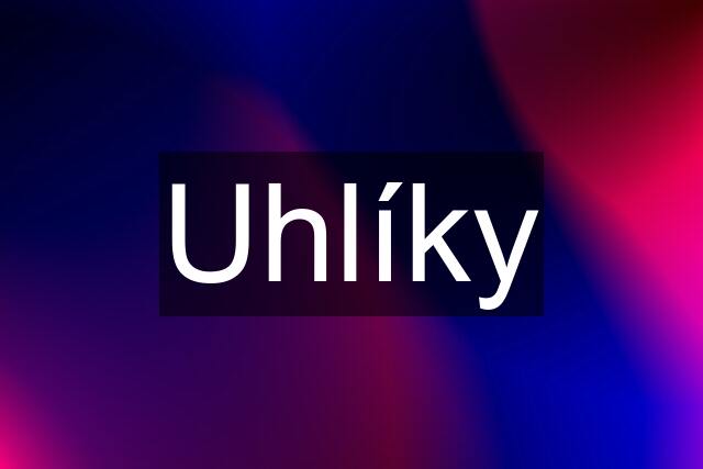 Uhlíky