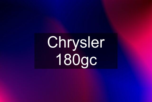 Chrysler 180gc