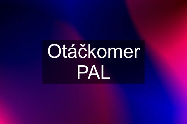 Otáčkomer PAL