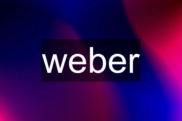 weber