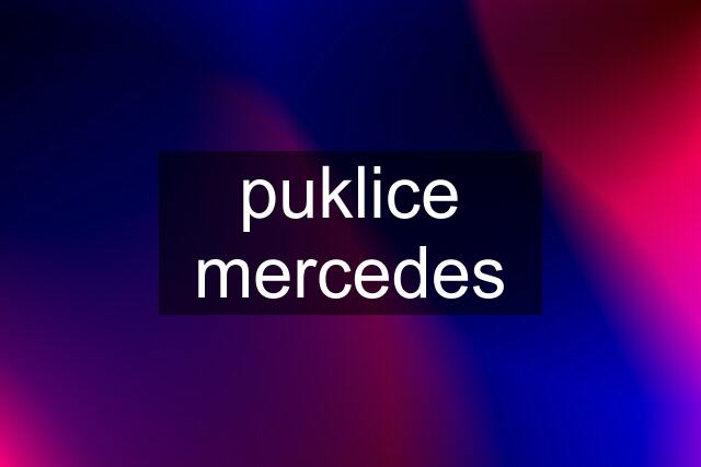 puklice mercedes