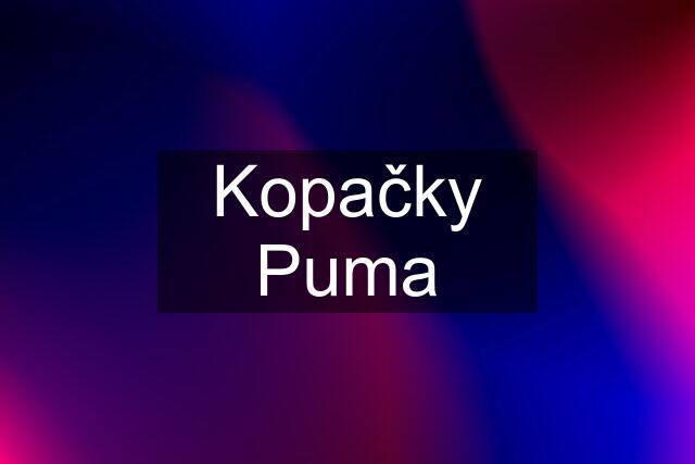 Kopačky Puma