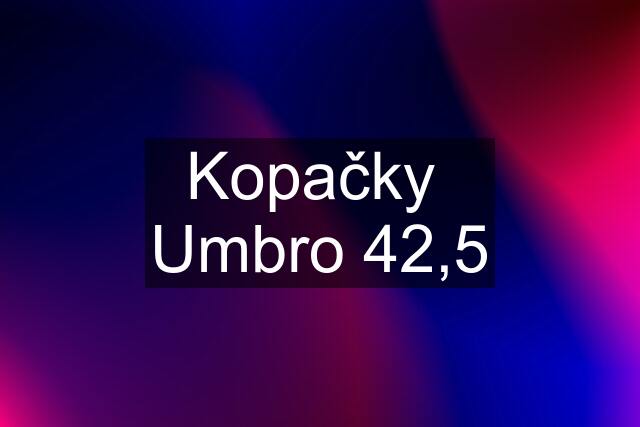 Kopačky  Umbro 42,5