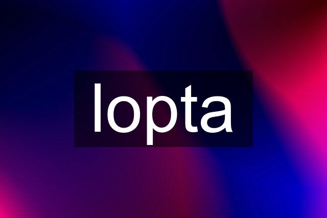 lopta