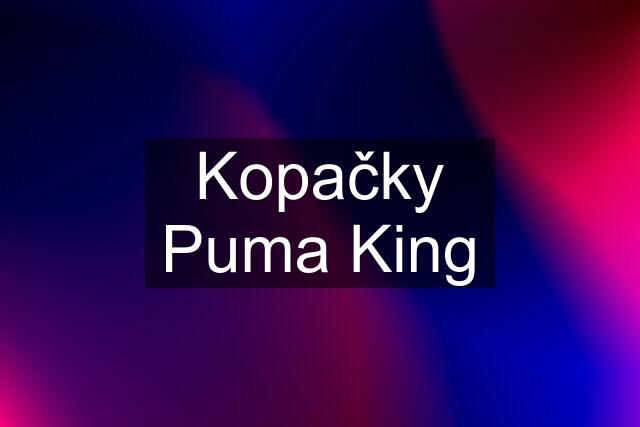 Kopačky Puma King