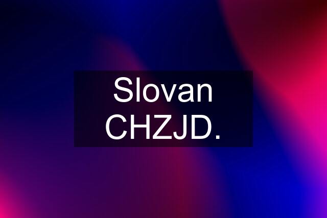 Slovan CHZJD.