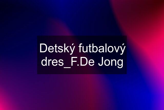 Detský futbalový  Jong