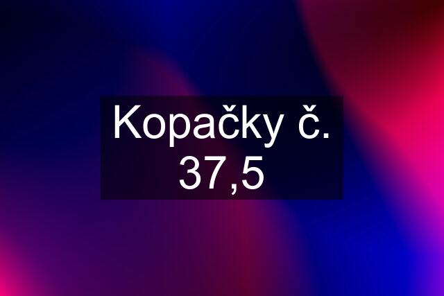 Kopačky č. 37,5