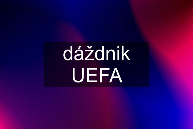 dáždnik UEFA