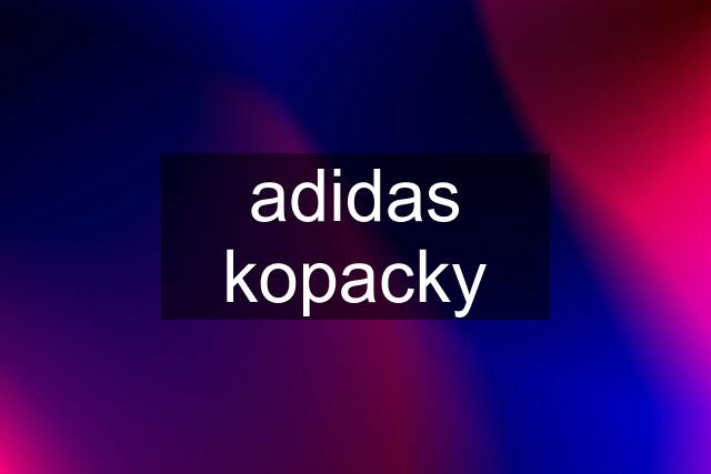 adidas kopacky