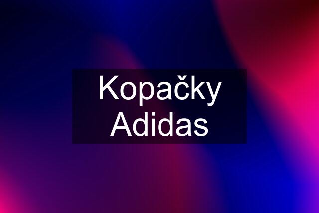 Kopačky Adidas