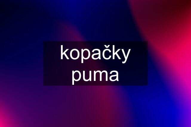 kopačky puma