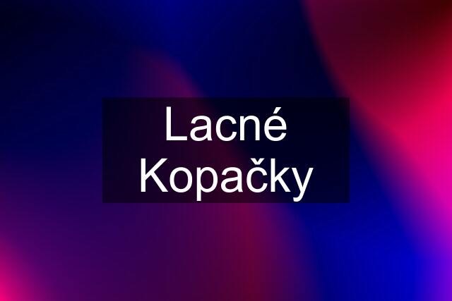 Lacné Kopačky