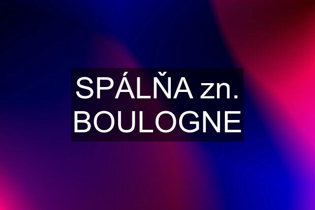 SPÁLŇA zn. BOULOGNE