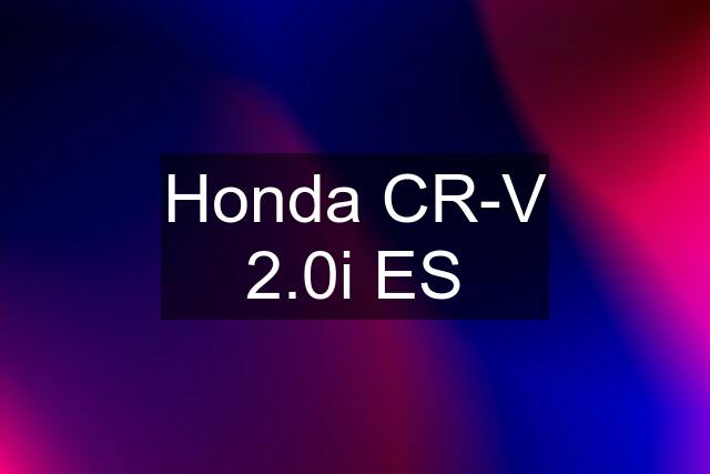 Honda CR-V 2.0i ES