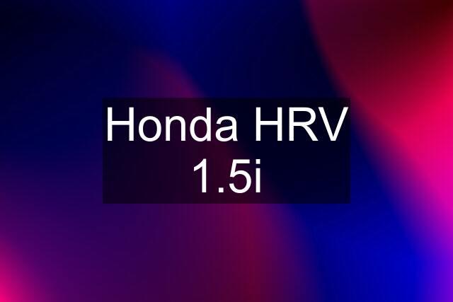 Honda HRV 1.5i