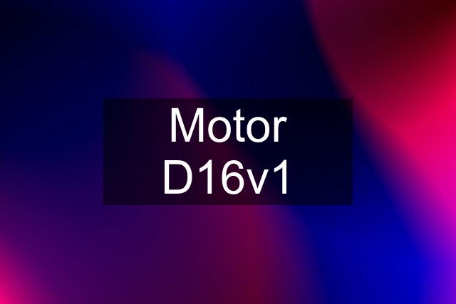 Motor D16v1