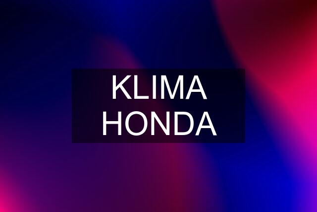 KLIMA HONDA