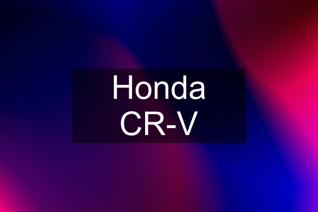 Honda CR-V