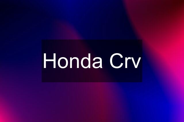 Honda Crv