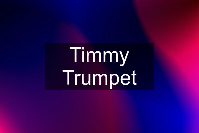 Timmy Trumpet