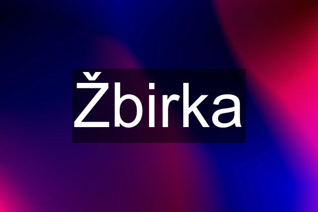 Žbirka