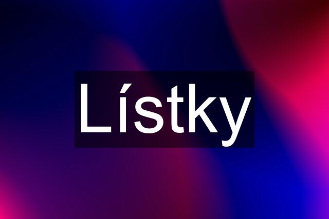 Lístky