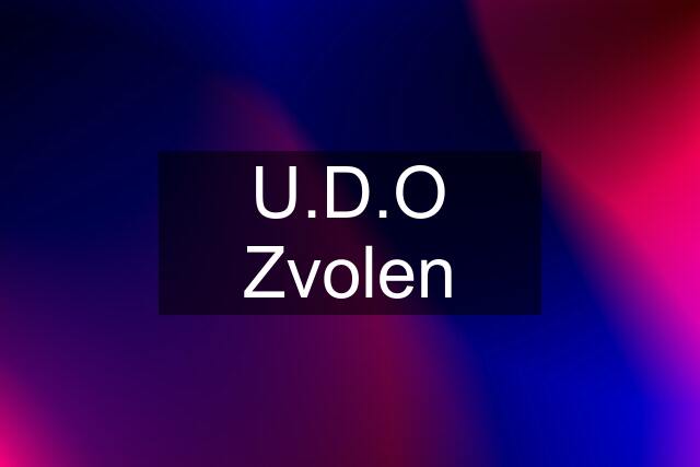 U.D.O Zvolen