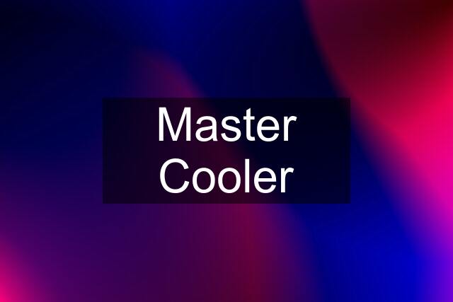 Master Cooler