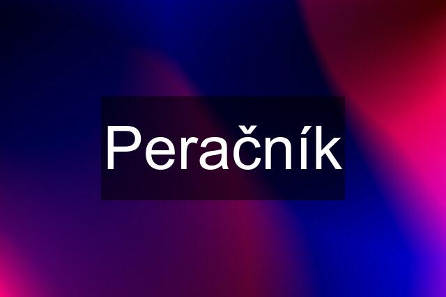 Peračník