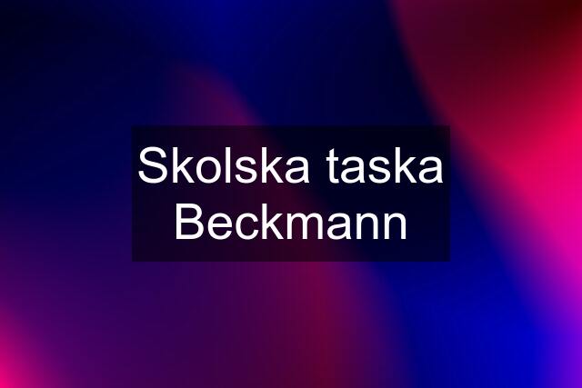 Skolska taska Beckmann