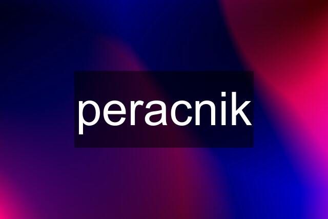 peracnik