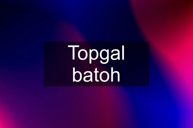 Topgal batoh