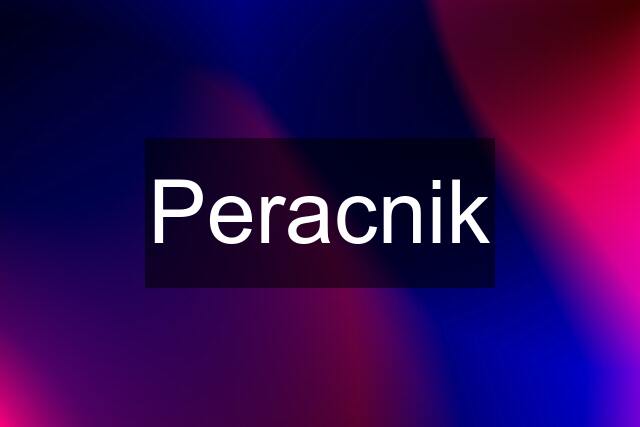 Peracnik