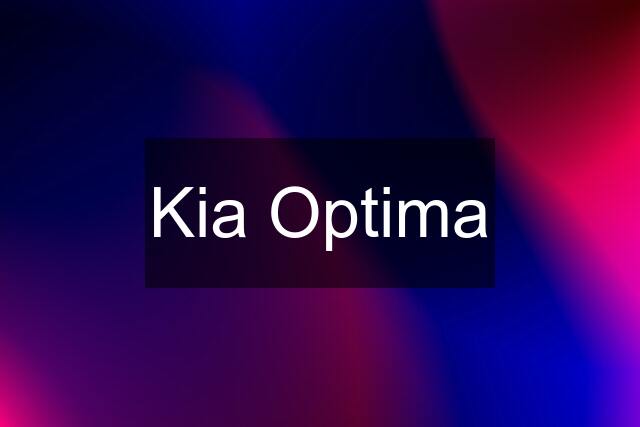 Kia Optima