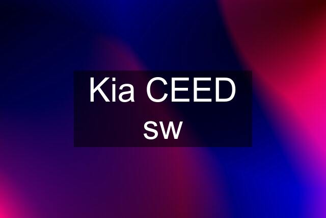 Kia CEED sw