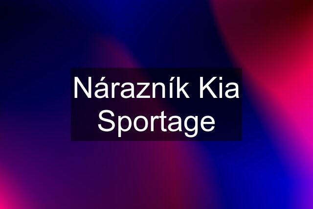 Nárazník Kia Sportage