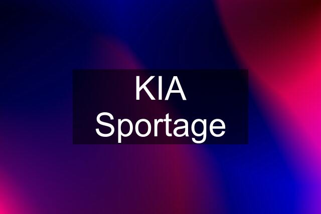 KIA Sportage