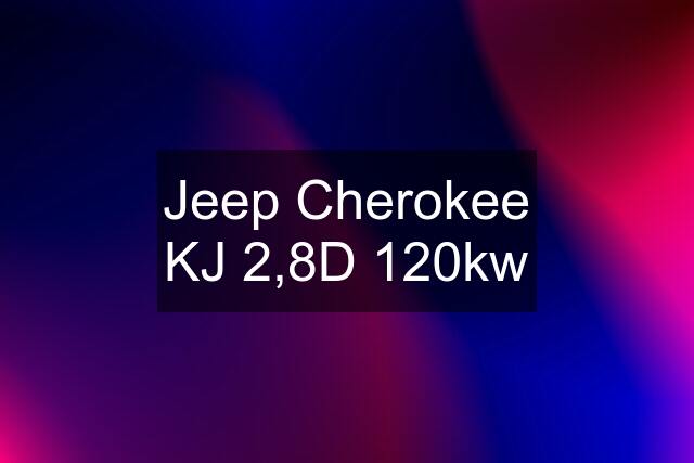 Jeep Cherokee KJ 2,8D 120kw