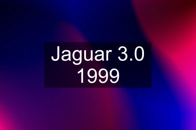 Jaguar 3.0 1999