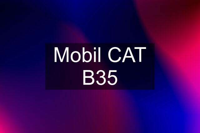 Mobil CAT B35