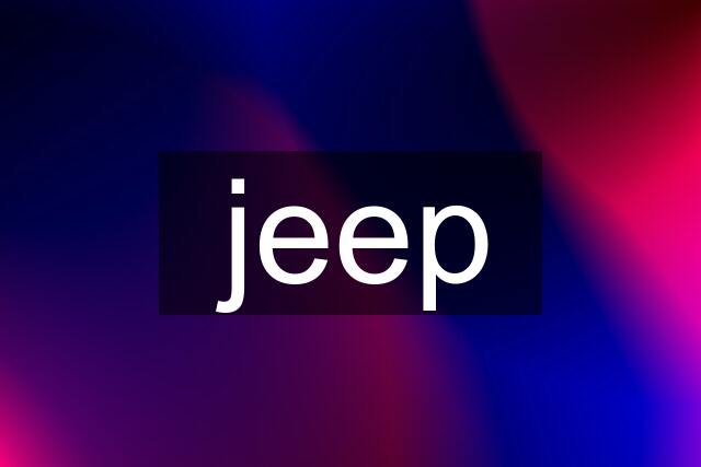 jeep