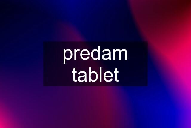 predam tablet