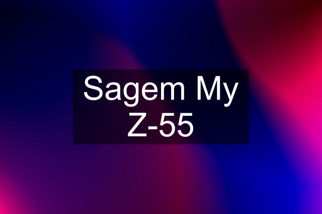 Sagem My Z-55