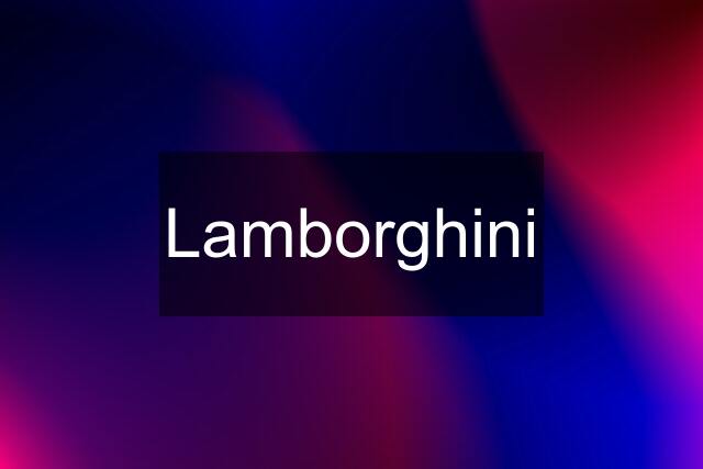 Lamborghini