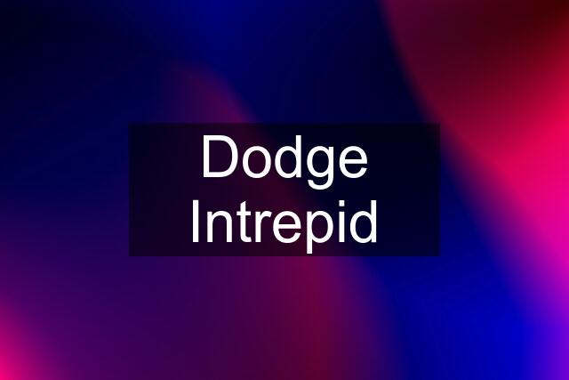 Dodge Intrepid