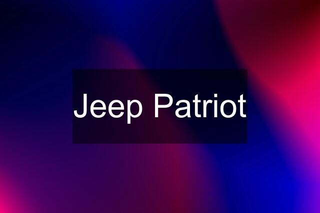 Jeep Patriot