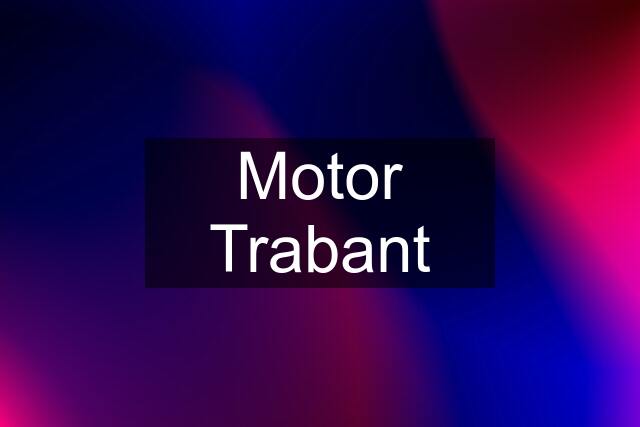 Motor Trabant