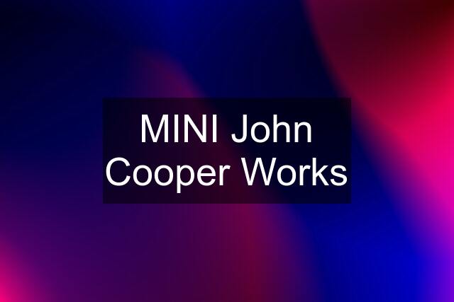 MINI John Cooper Works