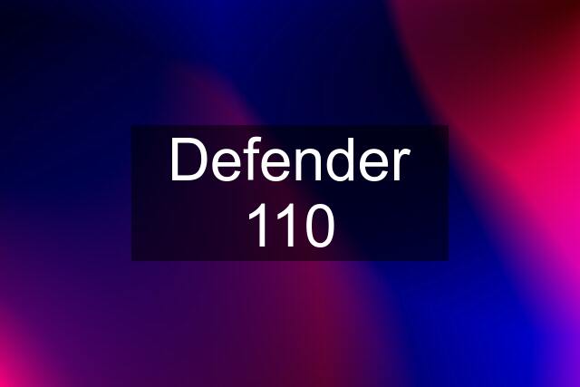 Defender 110